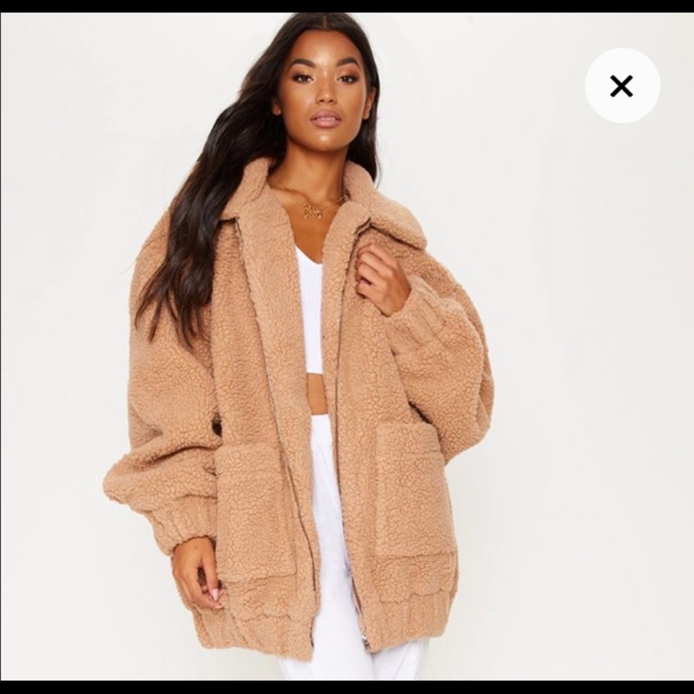 Pretty Little Thing - Teddy borg coat 6